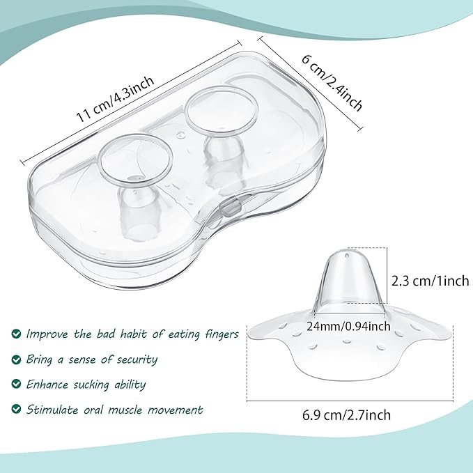 Protector de Pezón de Silicona 24 mm con Estuche miniatura 2