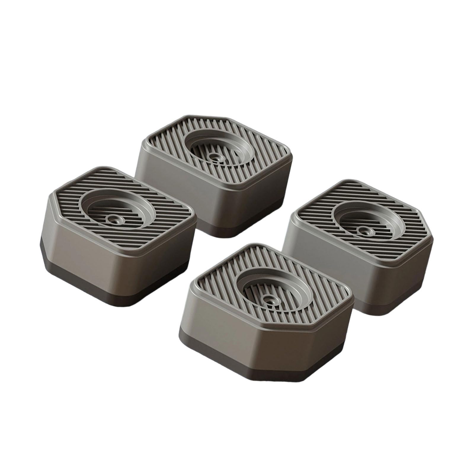 Shurhome 4Pcs Adjustable Shockproof Feet Pads for Washing Machine Dryer, Refrigerator Stabilizer Base, Anti-Vibration Floor Protector Shock Absorbing Refrigerator Washing Machine Stand