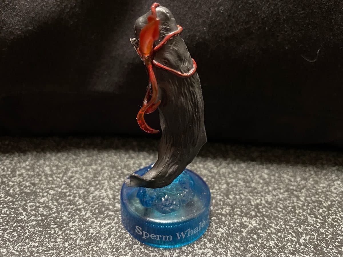 希少⭐︎海洋堂　マッコウクジラ フィギュア 黒 約65cm 原型制作:松村しのぶ Amazon.co.jp: 海洋堂 MIU 深海生物 フィギュアコレクション2
