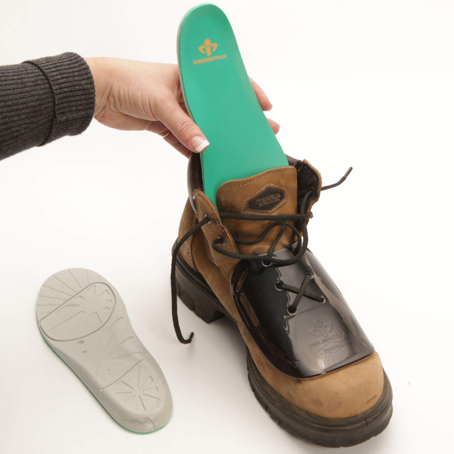 Impacto ASMOLDG Molded Airsol Insoles, Teal
