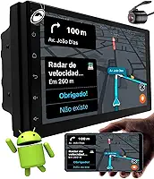 Multimídia 7' Android Premium Plus + E-Tech 4GB + 64GB + Câmera de Ré