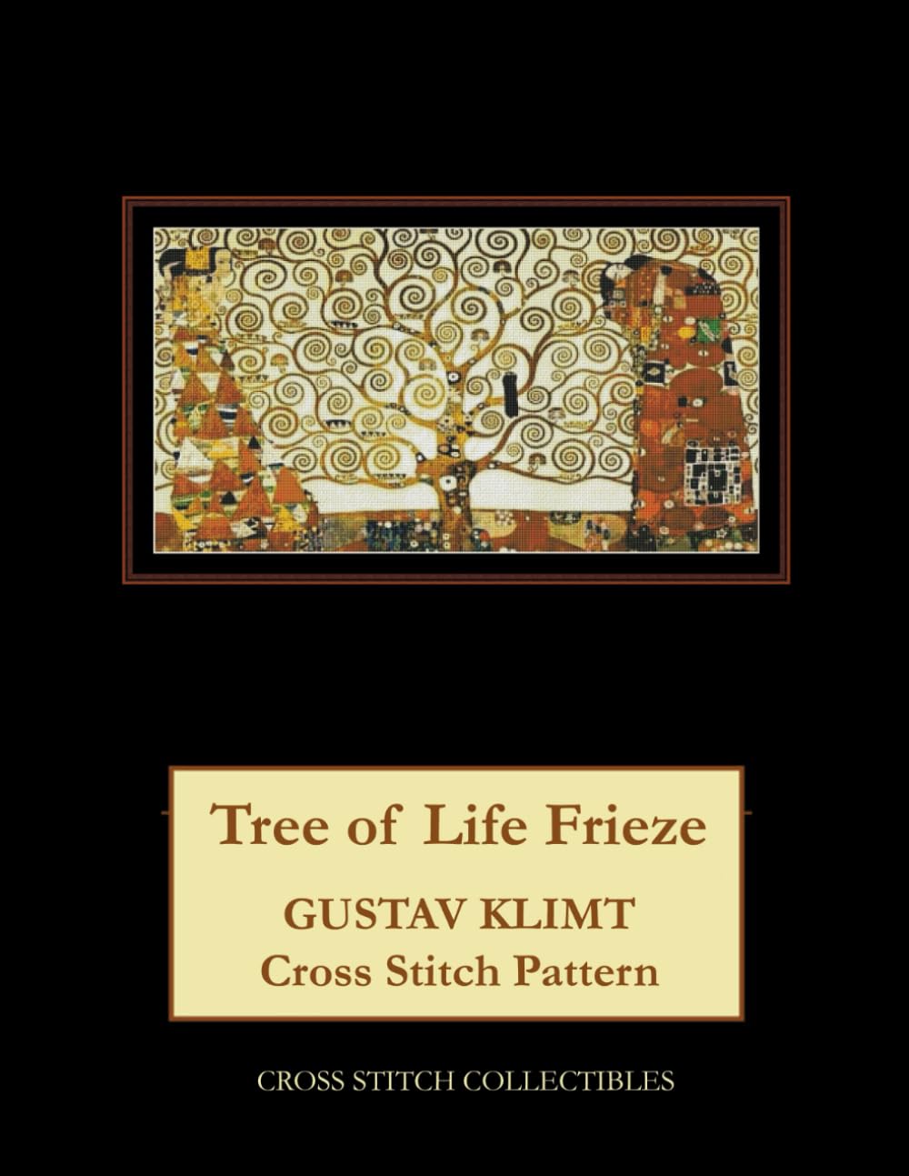 Tree of Life Frieze: Gustav Klimt Cross Stitch Pattern