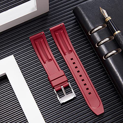 Image of BINLUN Quick Release Silicone Watch Bands Replacement Rubber Watch Straps 18mm 19mm 20mm 21mm 22mm 24mm Smartwatches Bands for Men and Women Waterproof Sport Watchbands