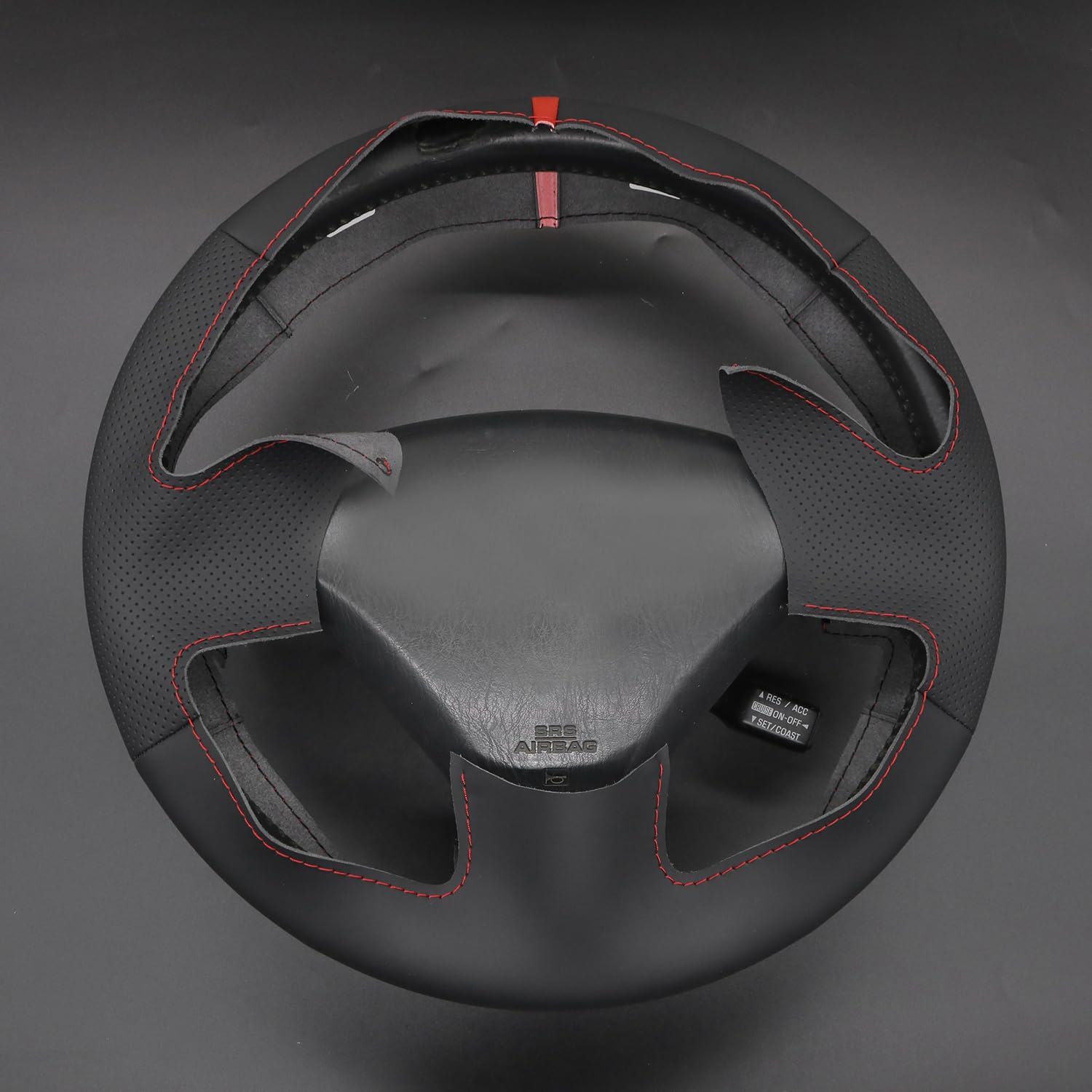 MEWANT Hand Stitch Black Steering Wheel Cover Wrap for Lexus GS300 GS400 1998-2000 SC300 SC 400 1992-2000 Steering Wheel Accessories for Lexus
