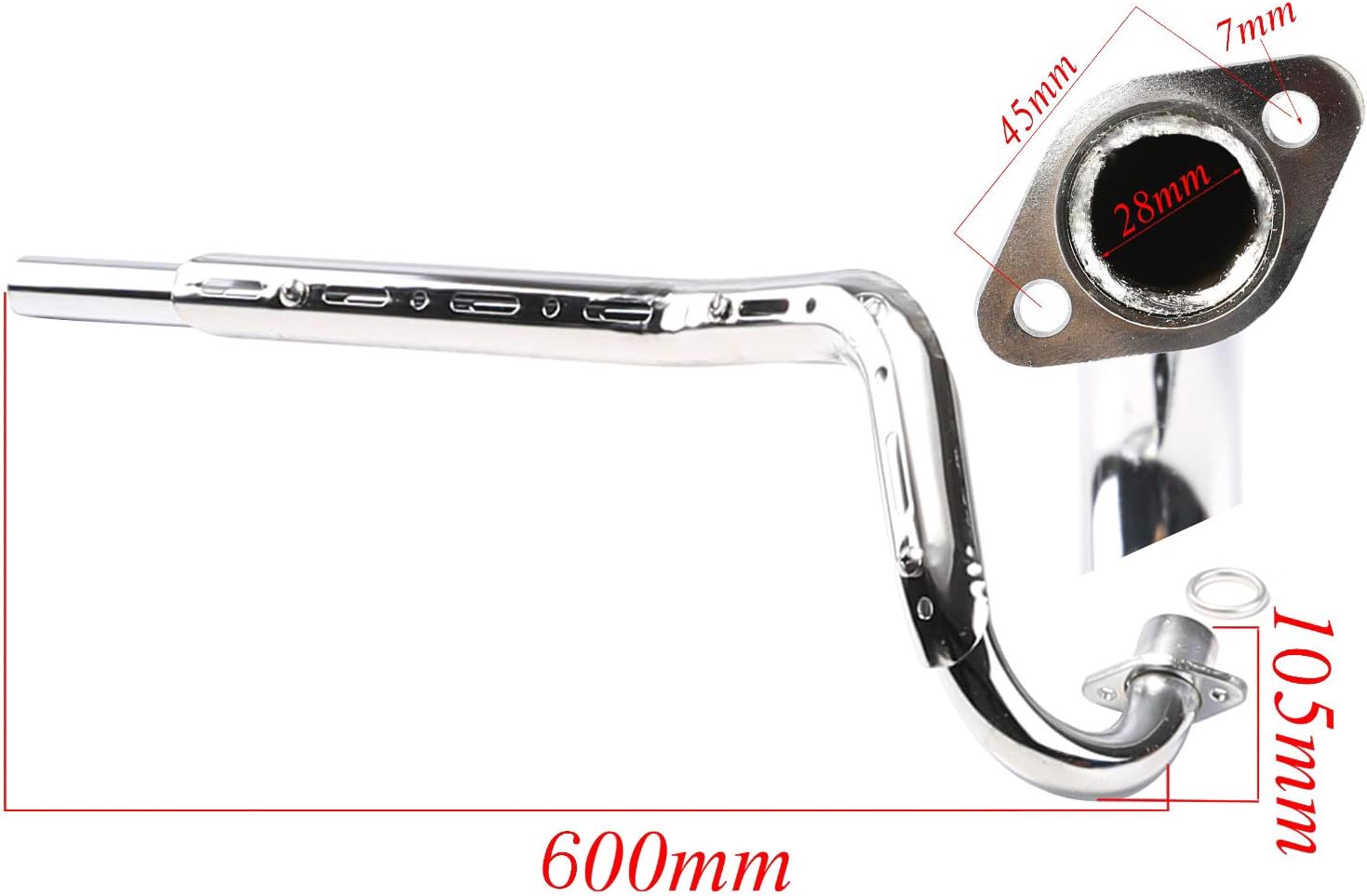 28mm 1 1/8" Exhaust Muffler for CRF50 XR50 CRF70 110cc 125cc