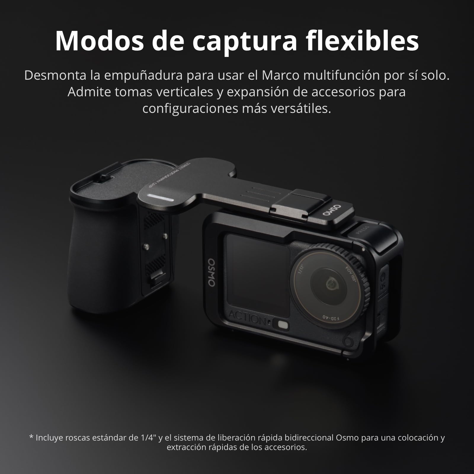 Kit de Accesorios de empuñadura para fotografía callejera Osmo Action 6