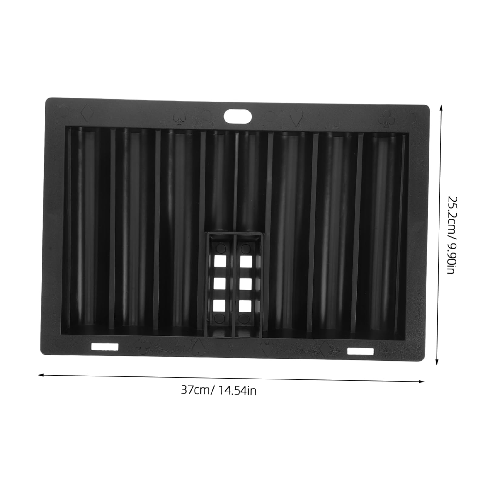 BCOATH Portable Acrylic Poker Chip Holder Transparent Multi Function Chip Tray for Storage Display Compact Design for Construction Fits