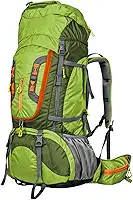 Mochila Cargueira 80L para Camping, Trilha e Viagem – Impermeável, Resistente e Ergonômica com Sistema de Ventilação, Alças Acolchoadas e Múltiplos Compartimentos