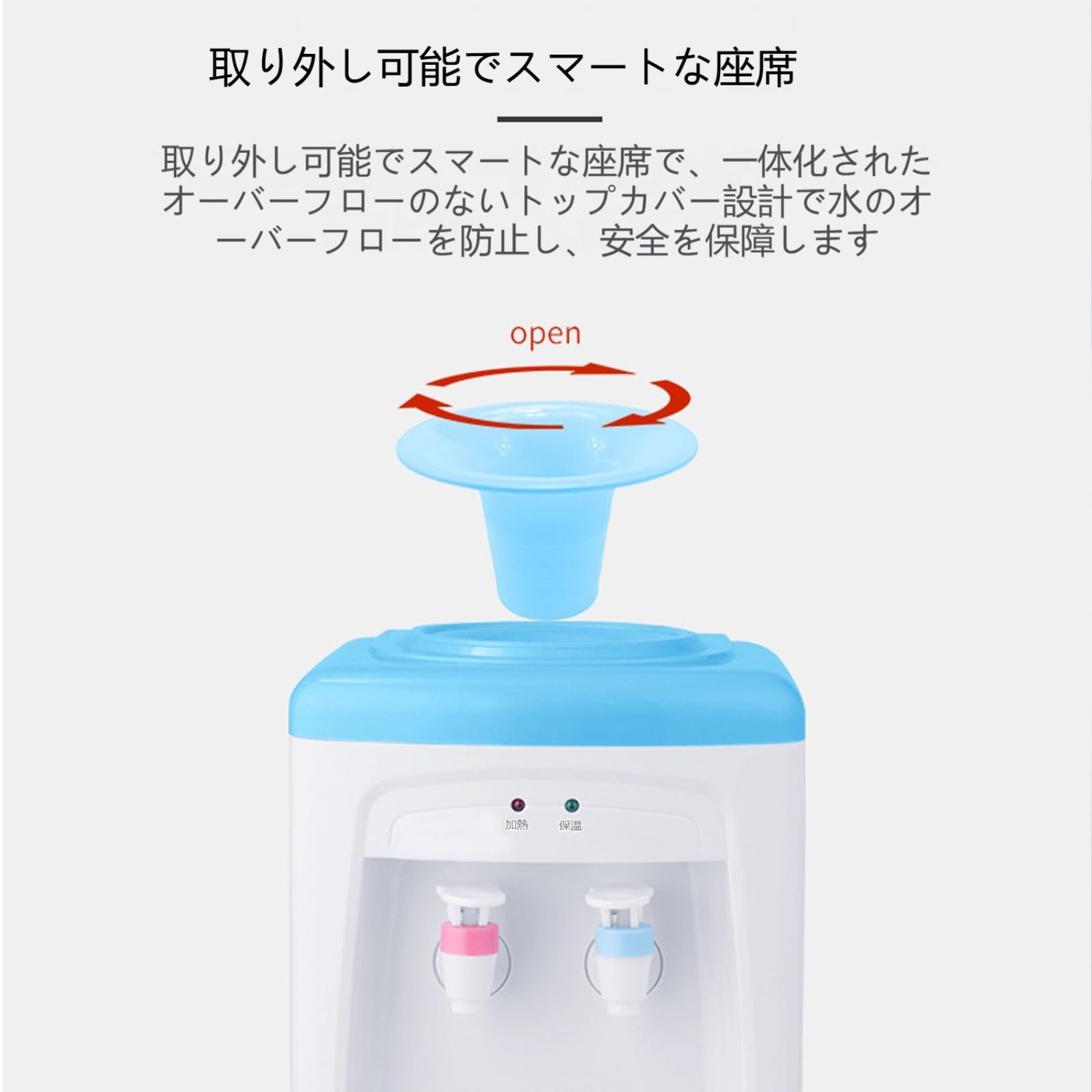 Amazon.co.jp: 小型コンパクト卓上ウォーターサーバー 4L ペットボトル