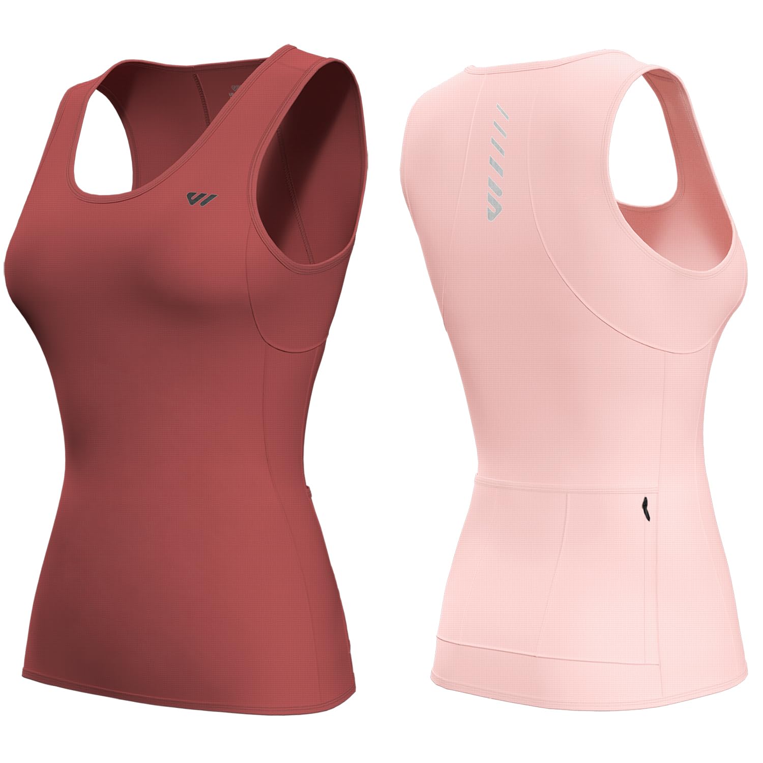 Wulibike Sleeveless Cycling Jersey Women Running Shirts Vest bike top Summer Biking tank Basic Top With Pockets