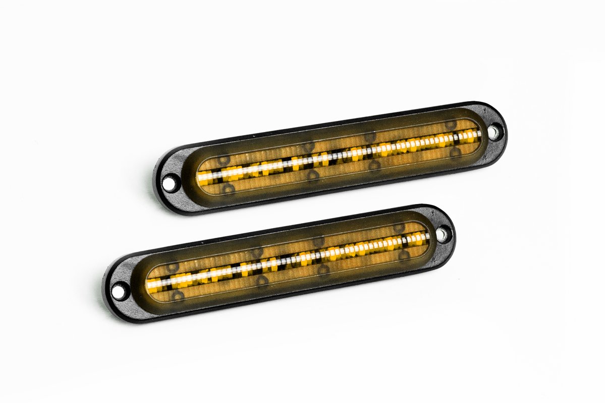 Avec¨ 2pcs Universal LED Side Marker Lights - Amber Chase lights
