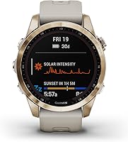 Vista 56 de Garmin Fenix 7S - Reloj inteligente de aventura de tamaño más pequeño, con capacidad de carga solar, resistente reloj para exteriores