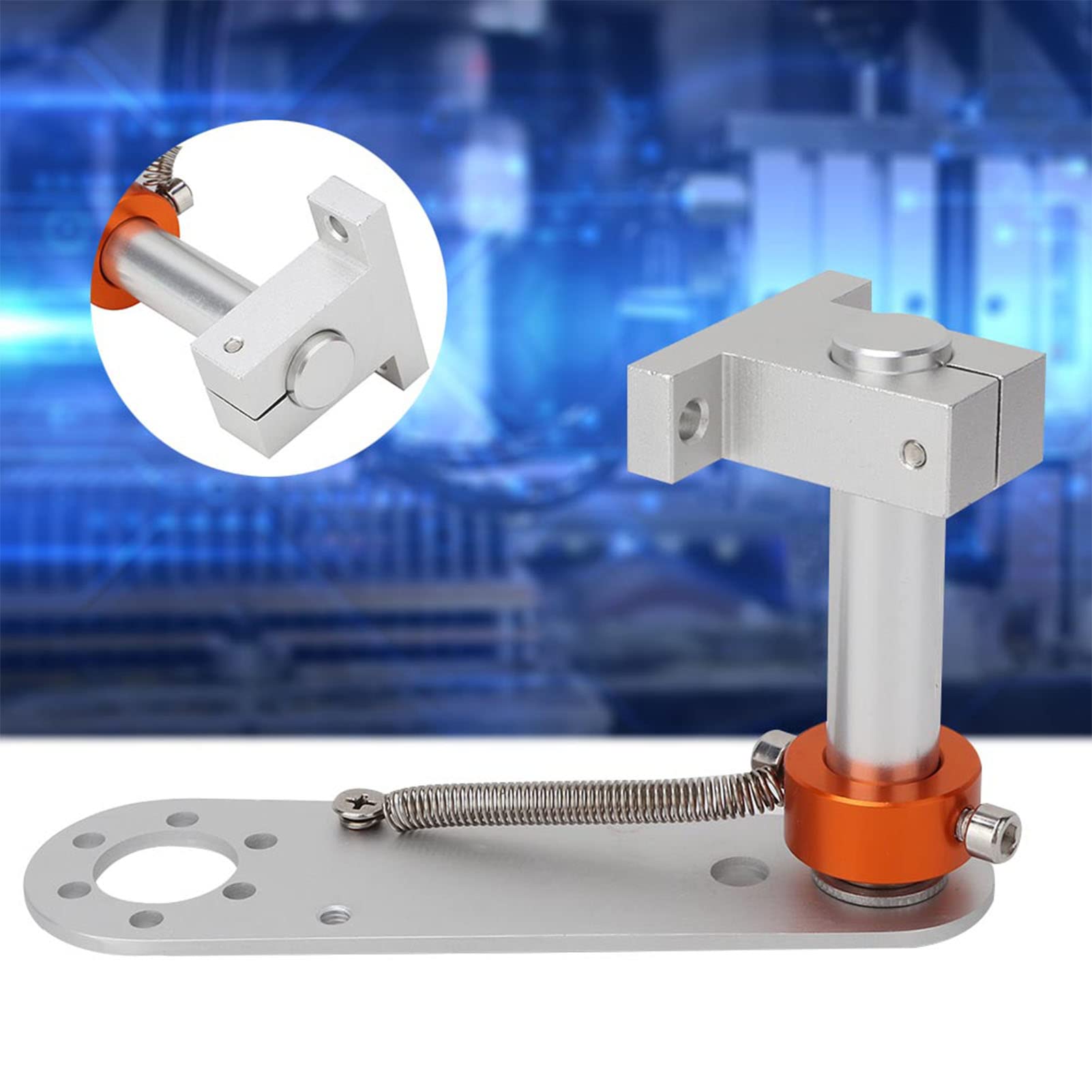 Staffa per Encoder in Lega di Alluminio, Supporto Antiscivolo Regolabile Staffa di Montaggio per Encoder a Molla, Angolo in Alluminio per Encoder Albero con Diametro