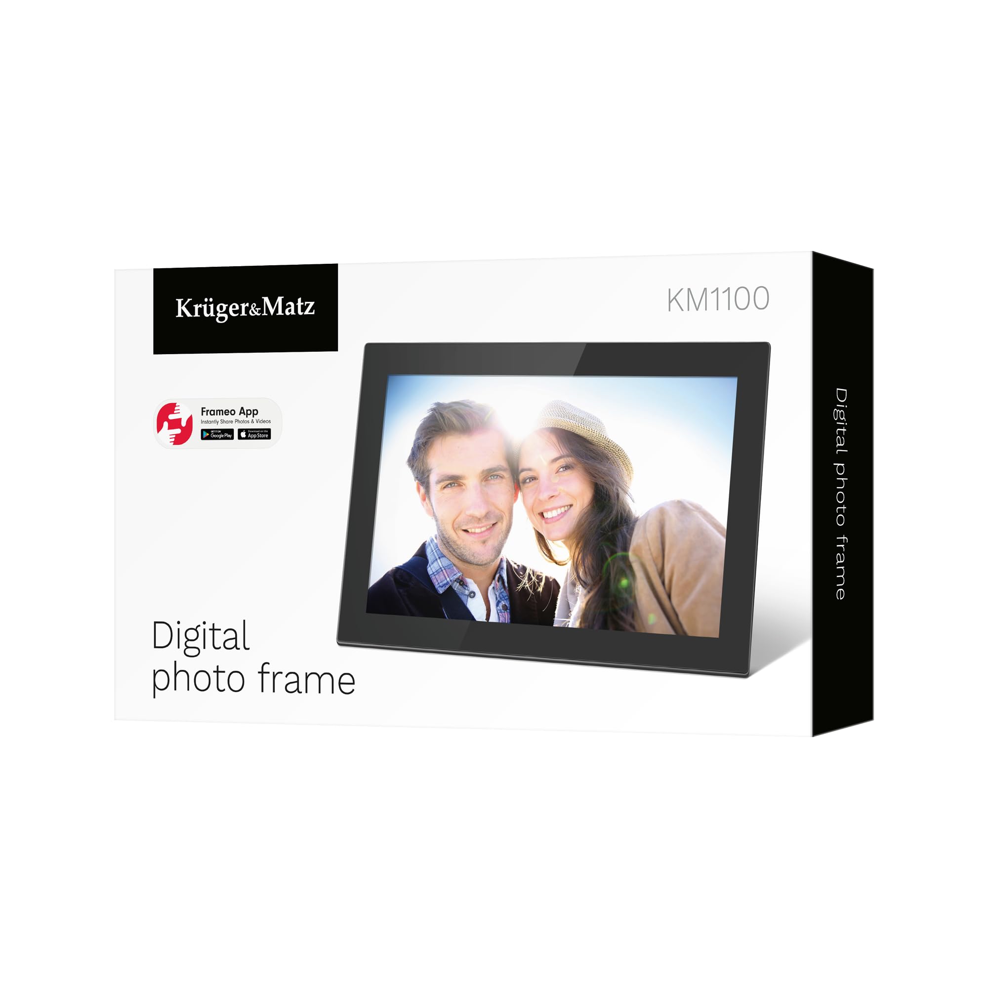 Kruger & Matz KM1100 Frameo Wi-Fi - Marco de Fotos Digital (10,1", Panel
