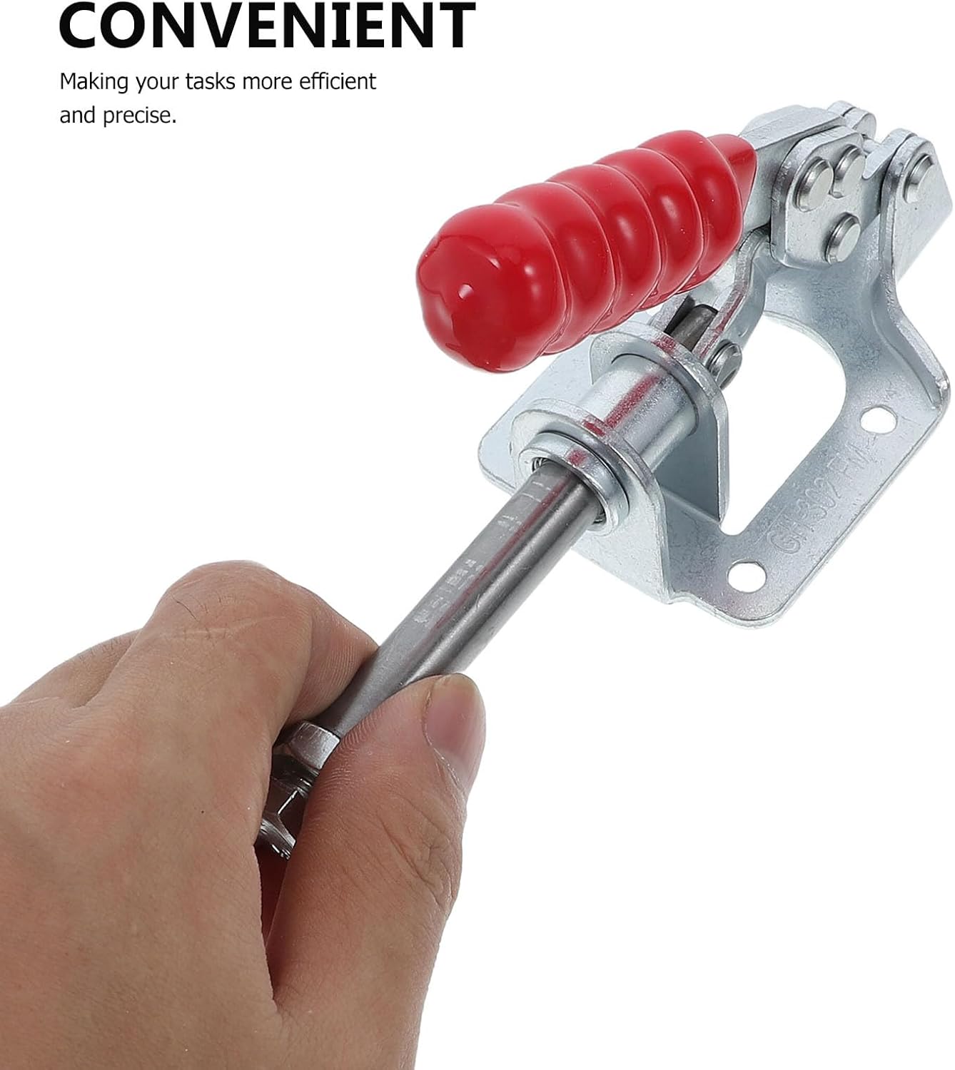 4pcs Push Pull Toggle Clamps Adjustable Quick Release Table Clamps Zinc Plated Steel for Woodworking Carpentry DIY Projects