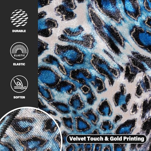 Arjen Kroos Men's Sexy Leopard Print Underwear Faux Leather Waistband Soft Velvet-Like Briefs with 3D Pouch2