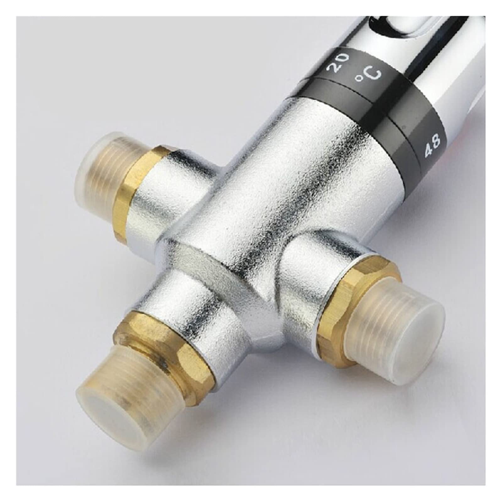 yaoqijie G1 / 2 G3 / 4 "G1 Válvula termostática de latón válvula de Mezcla termostática de energía Solar válvula de Control termostático Lasting (Color : DN15)
