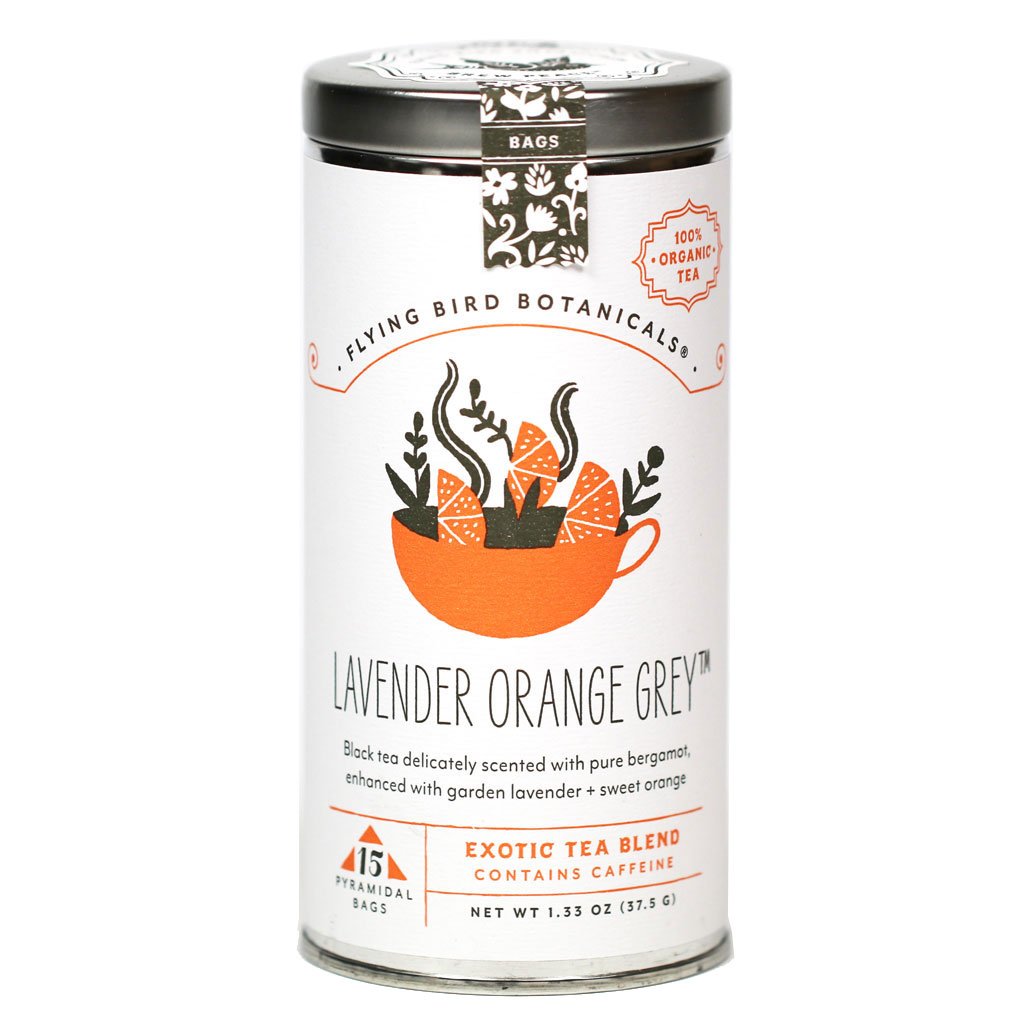 Lavender Orange Grey Exotic Organic Fair Trade Black Tea