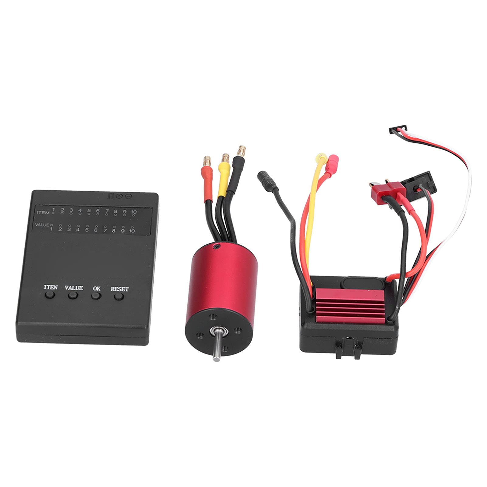 2838 4500KV 4p Motor sin escobillas+tarjeta de programación 35A Brushless ESC+para 1/14 coches RC