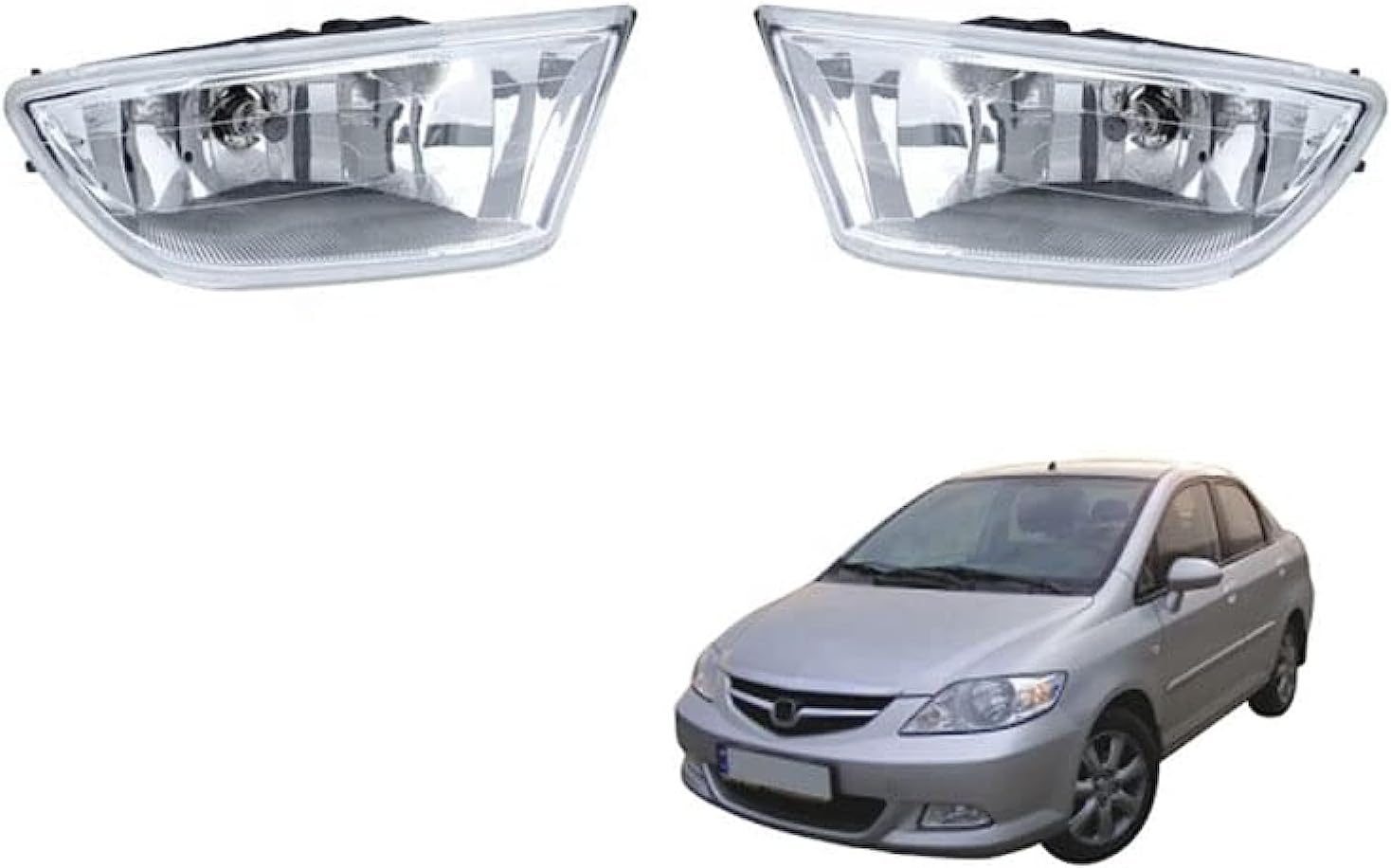 Globex Fog Lamp for Honda City ZX | Halogen