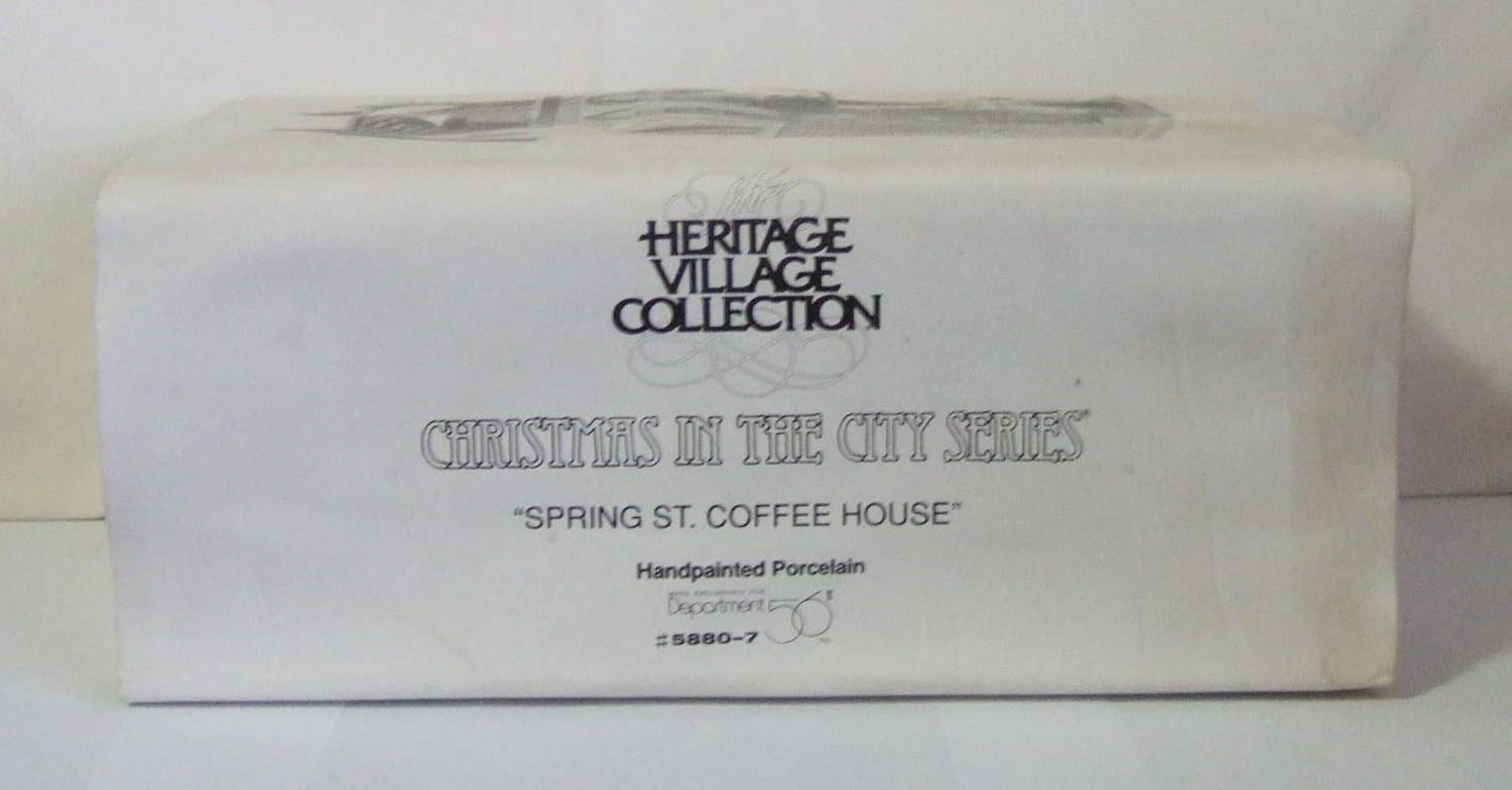 Department 56 Spring Street Coffee House
