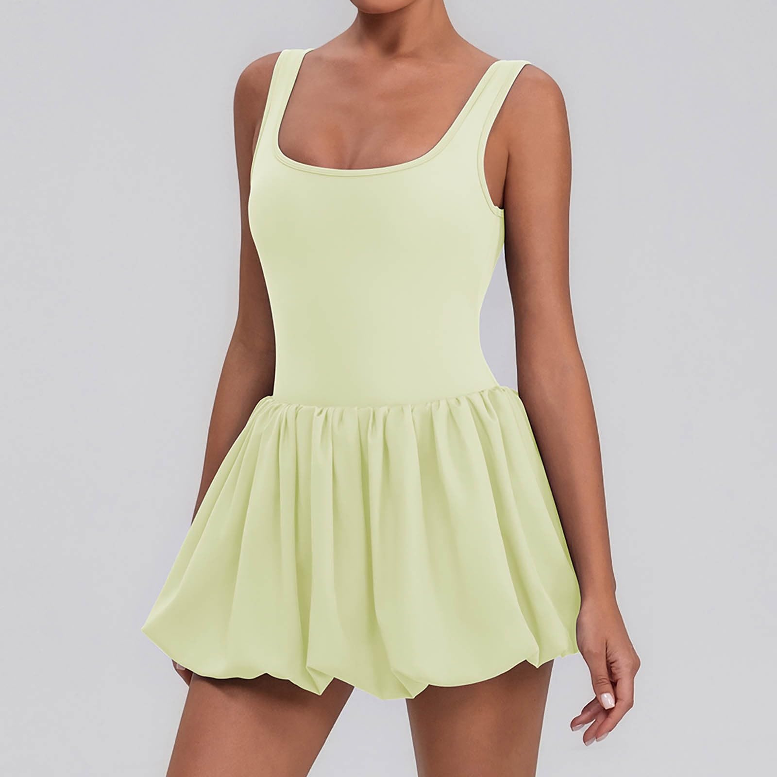 Robe Sportive Décontractée Femme Deux Pièces à Poches pour Yoga Tennis et Activités Physiques Confortable et Facile à Enfiler