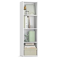 VASAGLE Libreria, Scaffale Libreria a 4 Ripiani