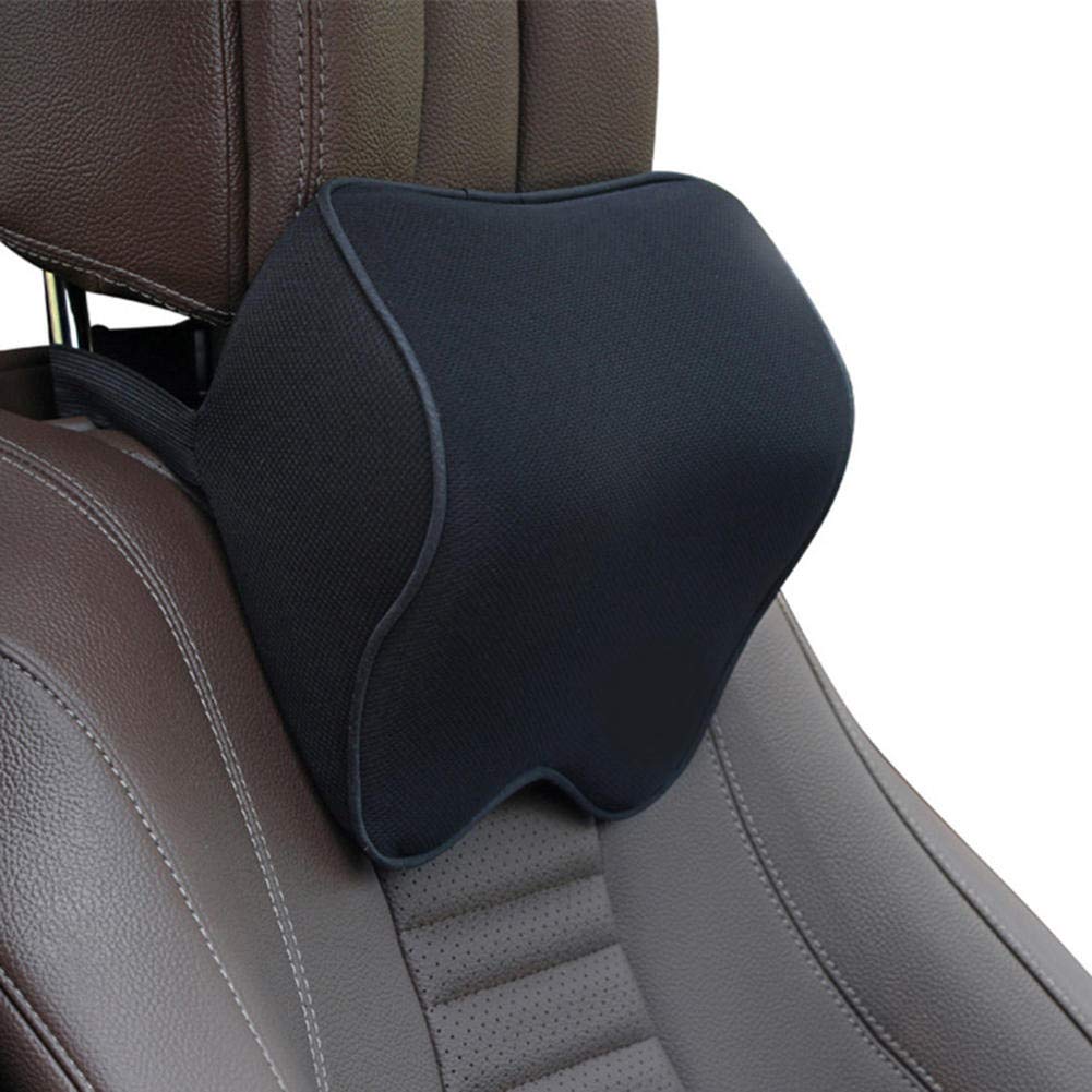 SAXTZDS Cuscino per Il Collo del poggiatesta per Auto Supporto Lombare in Memoria Traspirante, Cuscino per Cuscino per la Testa dell'auto