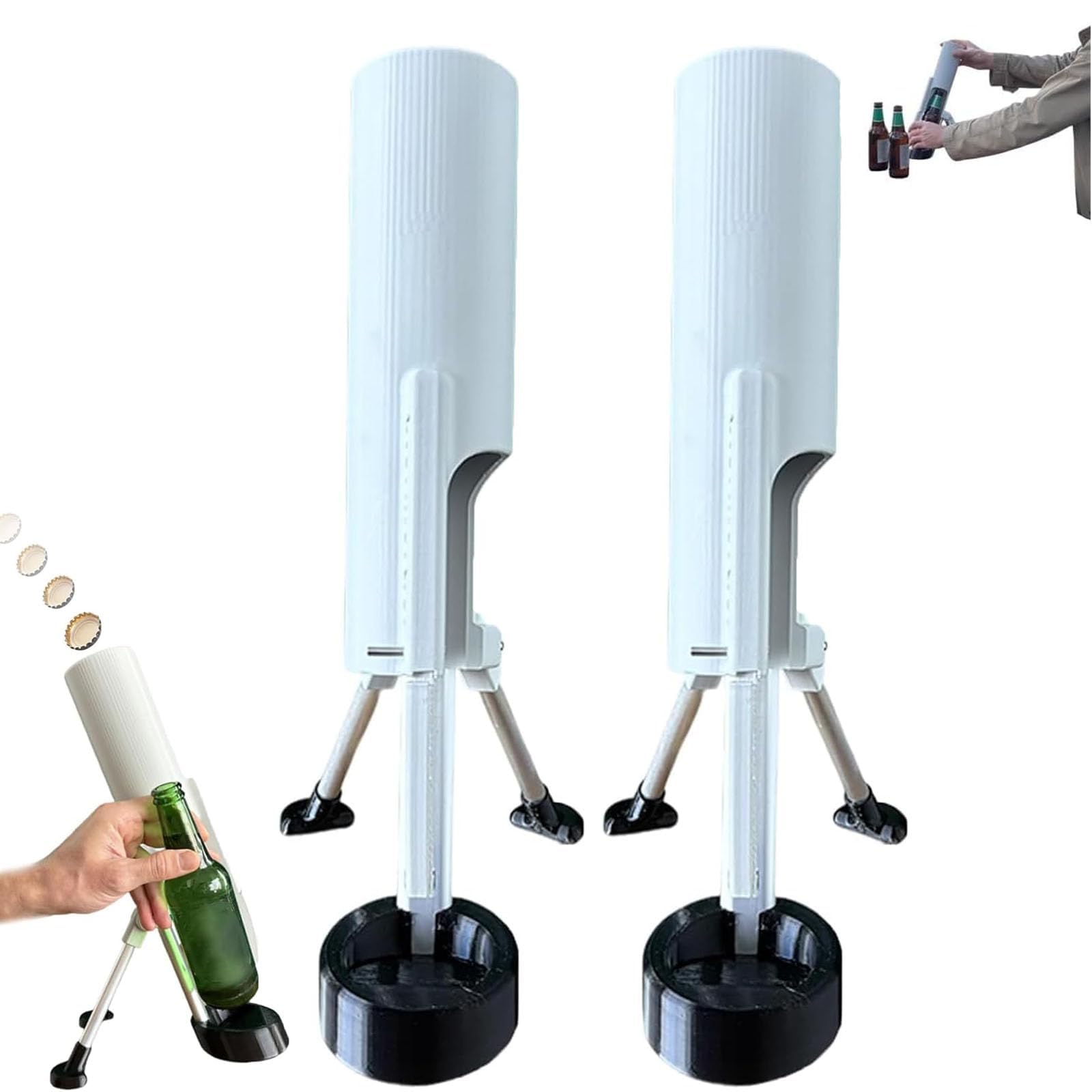 Amazon | Automatic Beer Mortar-Shaped Bottle Opener, Fun and Quick