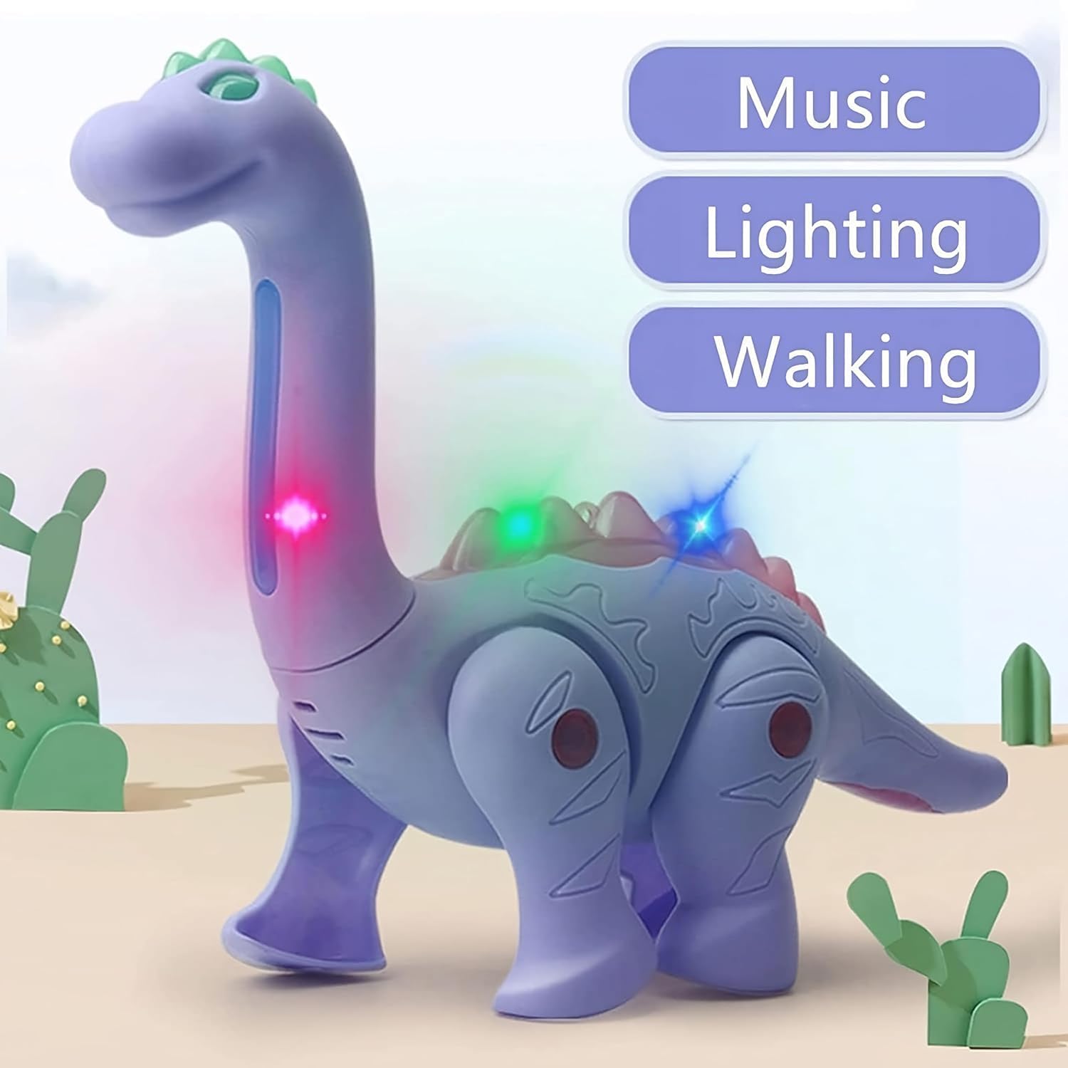 DP Collection Dinosaur Toy with Real Voice and Colorful Lights DP Collection Dinosaur Toy with Real Voice and Colorful Lights