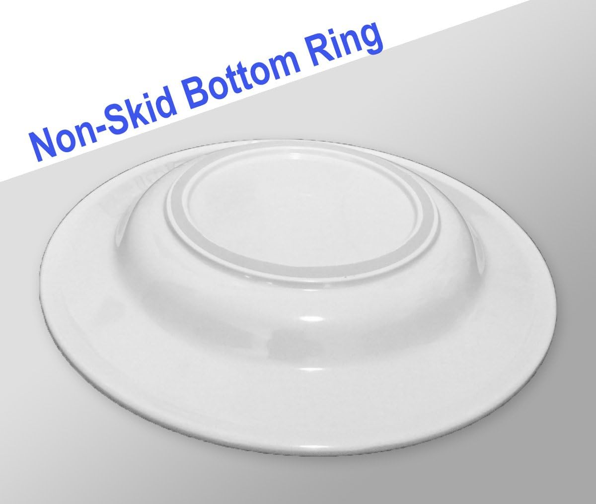 16-Piece Melamine Boat Dinnerware Set – Non-Skid Galleyware with Anchor Theme – Plates, Bowls, Mugs, and Saucers – Marine Dinnerware for Boats, RVs, and Coastal Kitchens – Dishwasher Safe