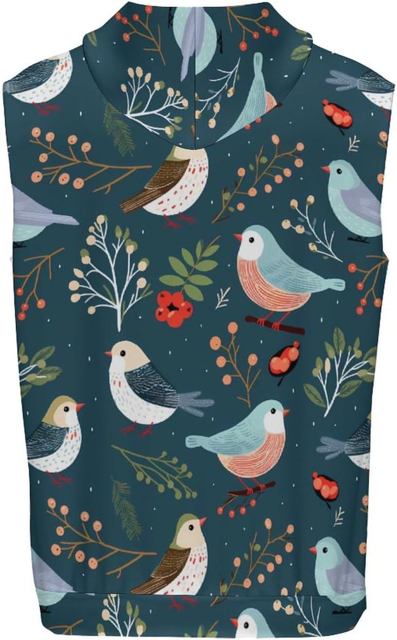 Men's Workout Hooded Tank Tops Sleeveless Muscle Gym T-Shirts