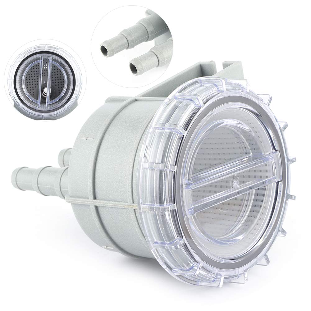 Filtro de agua de mar EBTOOLS, filtro de colador de agua de mar de entrada de 4,3 pulgadas, Motor de protección, accesorios de barco de refrigeración más limpios