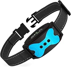 Ramley Products® Bark Collar, Dog Anti Barking Electric Training Collar Rechargeable Waterproof Smart Anti-Bark Collar with Beep Vibration Shock Function 5 Intensity Levels