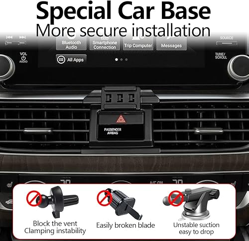 Miniatura 8 de Soporte para teléfono de coche para Honda Accord 2013 2014 2015 2016 2017 9 9.5 generación Sedan Coupé Auto Accesorios Decoración Interior Celular