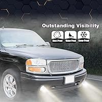 Vista 2 de PIT66 Luces antiniebla, compatibles con GMC Sierra 1500 2500 3500 03-06/07 GMC Sierra Classic (no compatible con modelos Denali C3), conjunto