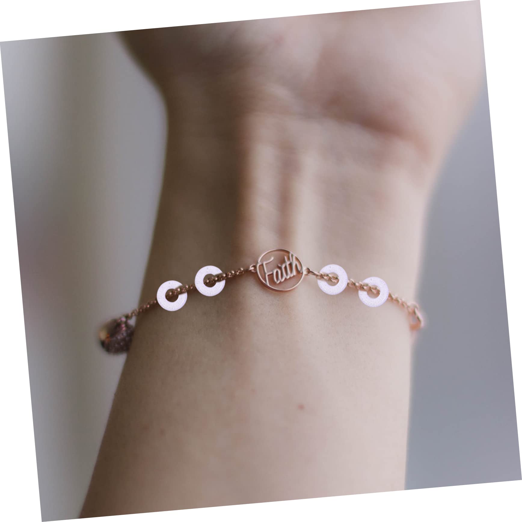 Lurrose 500pezzi Perline Forma Di Ciambella Per Creazioni Diy Accessori Fai Da Te Per Gioielli e Ciondoli Materiali Per Acconciature e Decorazioni Artistiche