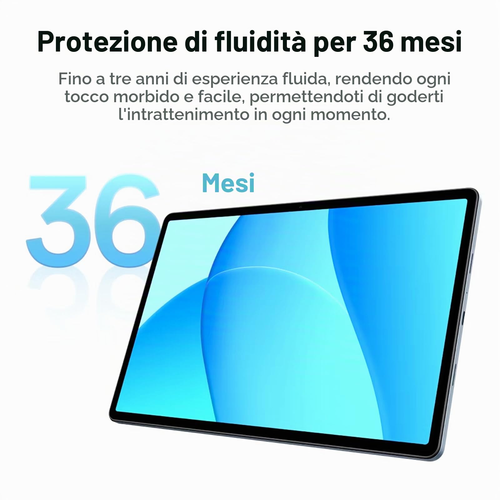 OPPO Pad SE Tablet Android 15, Schermo LCD 11" FHD 90Hz, Tablet WiFi da Gioco 4GB RAM 128GB ROM, Batteria Grande 9340mAh Ricarica SUPERVOOC 33W, Fotocamera 5MP, 4 Altoparlanti, Blu