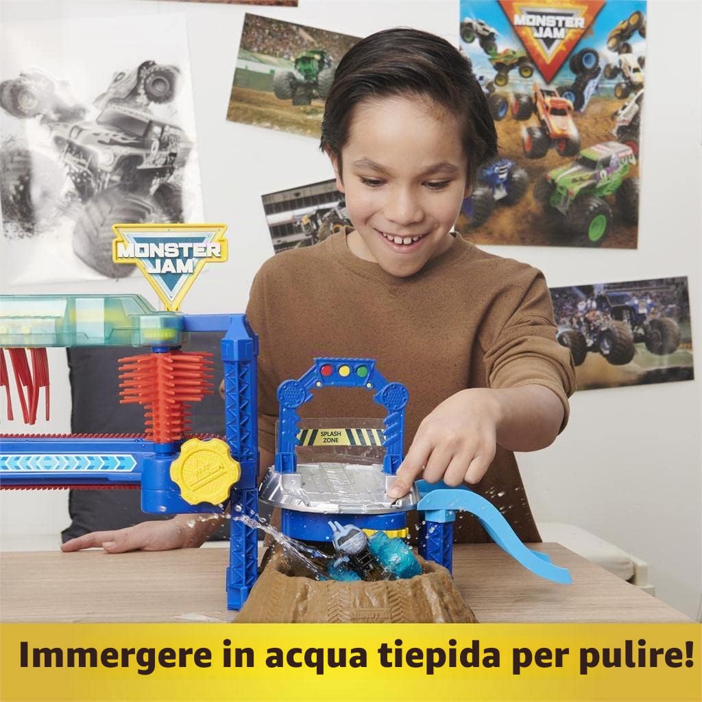 Monster Jam MNJ VHP 1t64 Power Wash Playset GML
