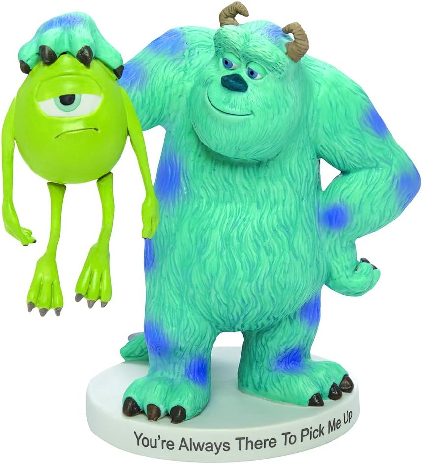 Precious Moments, Disney Showcase Collection, You're Always There To Pick Me Up Monsters, Inc., Bisque Porcelain Figurine, 161703