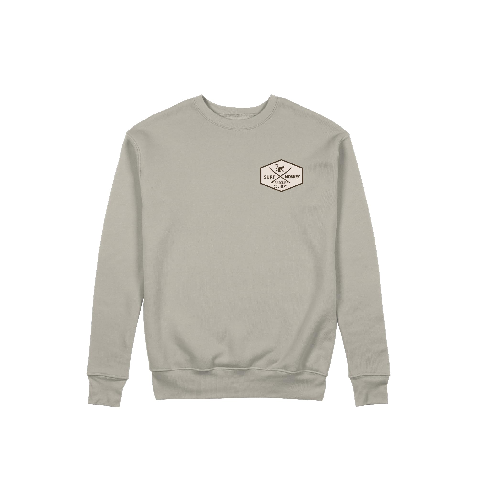 Sweat-shirt à col rond Surf Monkey en molleton premium durable - 7