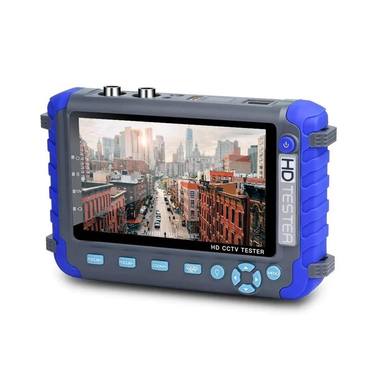 Mooilko One Color 4K Camera Tester 5 Inch Cctv Monitor 8Mp Ahd/Cvi/Tvi Cvbs Analog Camera Tester Network Test