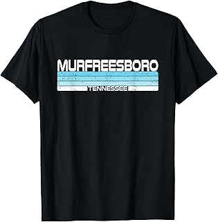 Murfreesboro Tennessee Retro Sunset Apparel