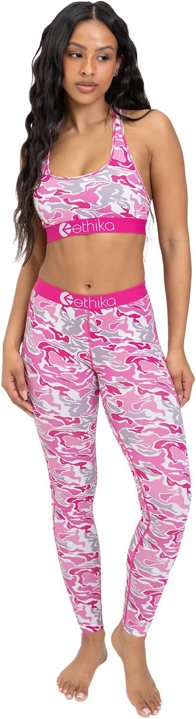 Ethika Women's Leggings, Thick High Waist Yoga Pants, Workout Running Yoga Leggings for Women - Do It