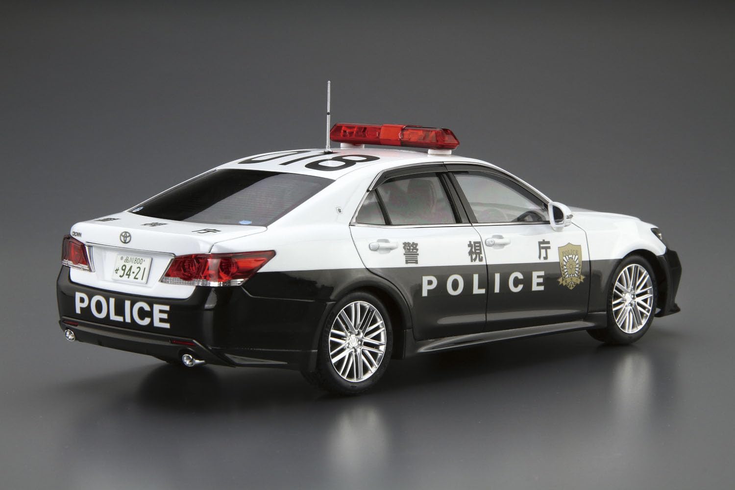 トヨタ クラウン パトロールカー 4台セット 1/24 トヨタ GRS214 クラウン パトロールカー 交通取締用 '16