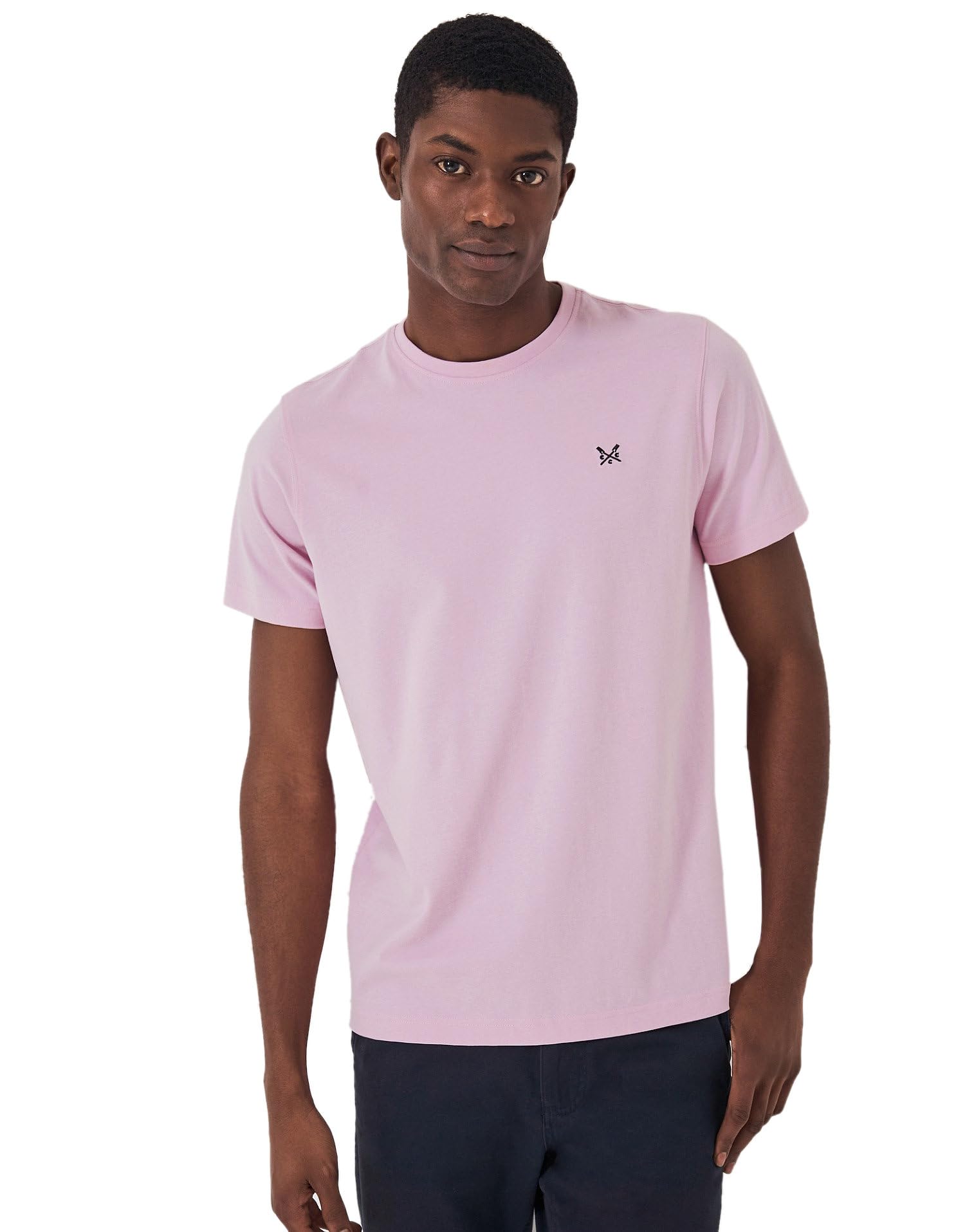 Crew Clothing Men's Heritage Classic Pink Classic Crew T-Shirt Xl Classic Pink