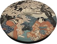 Vista 2 de Sumo in Full Bloom Renaissance Budo Meets Blossoms PopSockets Standard PopGrip