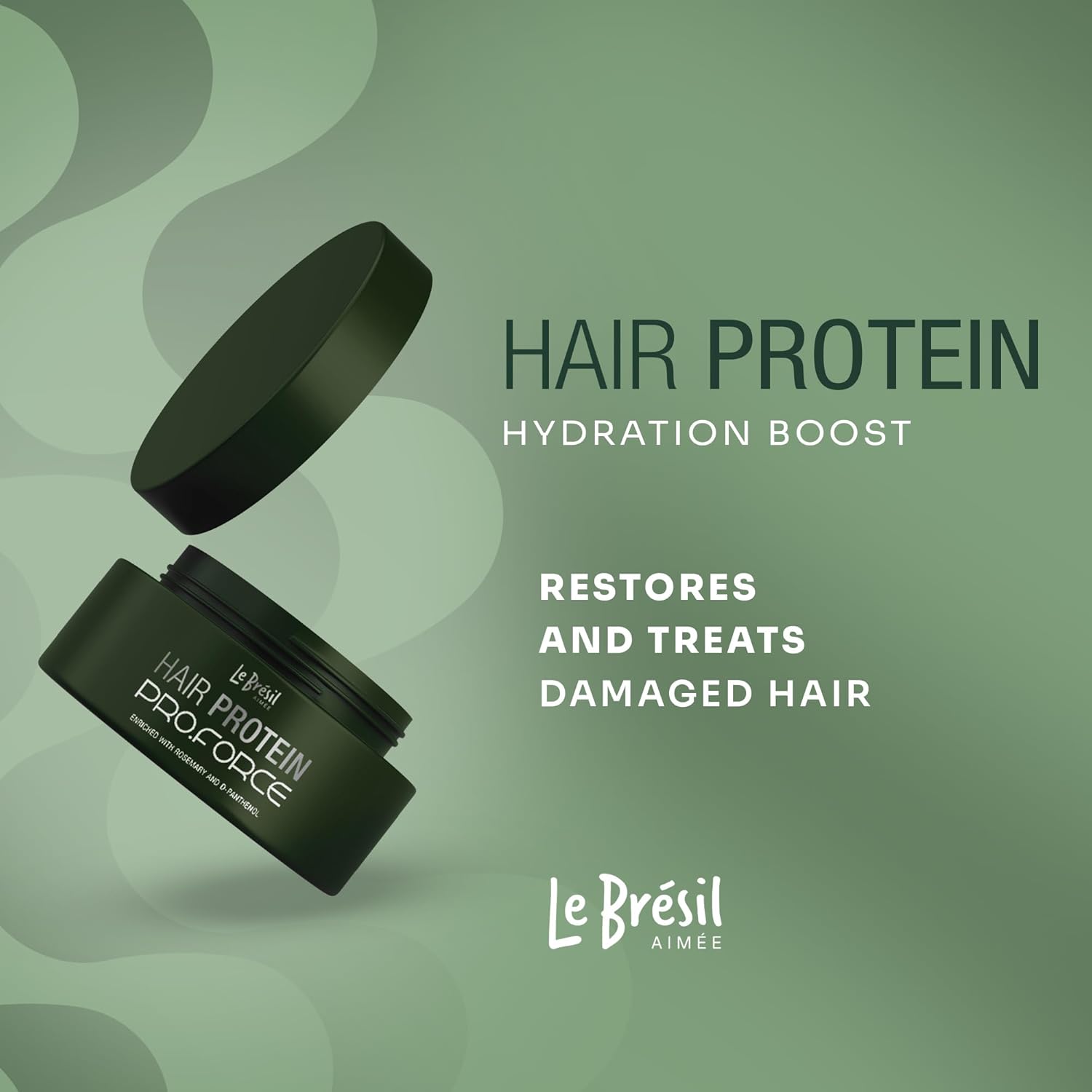 Hair Protein Pro Force - Protein Mask & Pre-Poo - Nourishes, Revitalizes, and Repairs Damaged Hair - Anti-Frizz - For All Hair Types - 100g/3.52 Oz