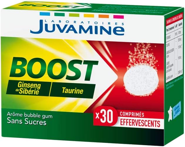 Juvamine Fizz Taurine & Ginseng 30 Effervescent Tablets