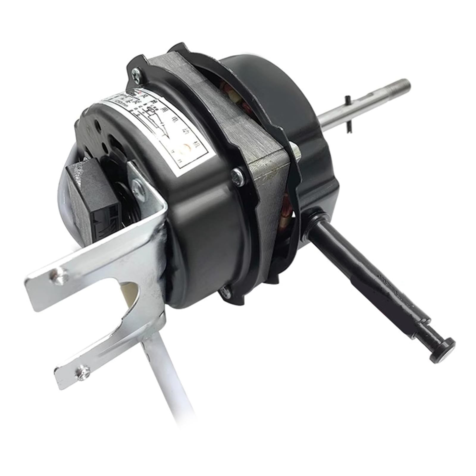 PANGBOER Motor de ventilador eléctrico de doble rodamiento con control remoto, 60 W, ventilador de pared, ventilador de suelo, 18P, repuesto de motor de ventilador de pie